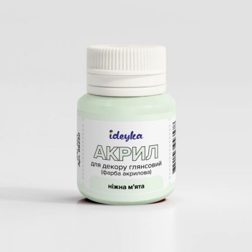 Акрил для декору - Ніжна м'ята  мініатюра фото 1