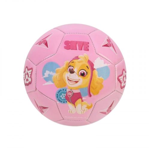 Мяч футбольный №2, Paw Patrol PVC розовый  мініатюра фото 1