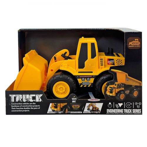 Машина будтехніка, батар. , свiтло, звук, у короб. 19,5*11,5*10 см.  мініатюра фото 1