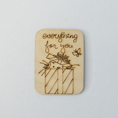 Декоративний елемент "Фігурка з фанери.  LOVE #5"  мініатюра фото 1