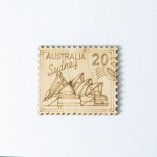 Декоративний елемент"Фігурка з фанери на магніті.  Марка №5"  мініатюра фото 1