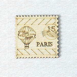 Декоративний елемент "Фігурка з фанери на магніті.  Марка №7"  мініатюра фото 1