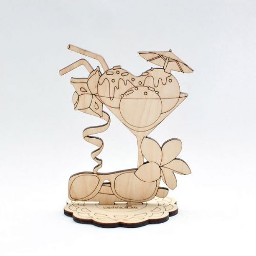 Декоративний елемент "Фігурка з фанери.  Bon appetite"  мініатюра фото 1