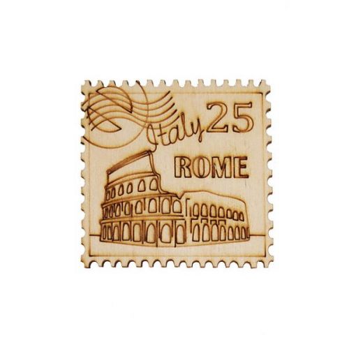 Декоративний елемент "Фігурка з фанери на магніті.  Марка №2"  мініатюра фото 1