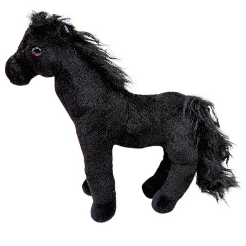 М'яка іграшка "Коник" 25 см (ЧОРНИЙ)  мініатюра фото 1