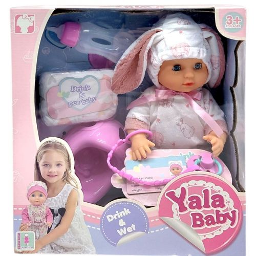 Пупс "Yala  Baby" 30 см, з аксесуарами (зайчик)  мініатюра фото 1