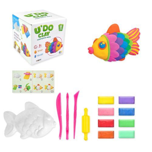 Набір для творчості "Рибка UʼDO Clay"  мініатюра фото 1
