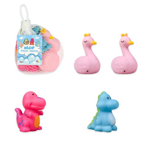 Набір іграшок-пищалок "Чарівні герої"  мініатюра фото 1