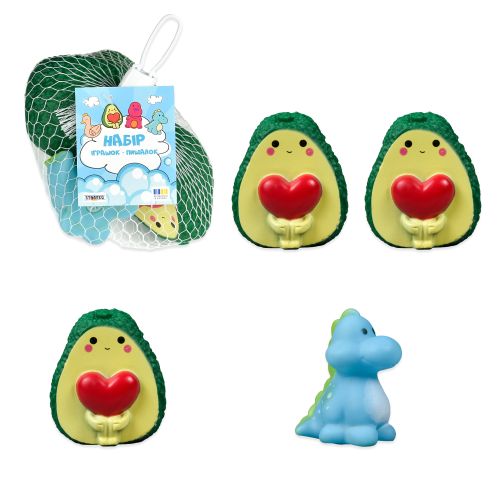 Набір іграшок-пищалок "Весела компанія"  мініатюра фото 1