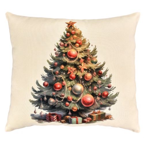 Подушка мікровелюр "Різдвяна Ялинка" 35х40 см  мініатюра фото 1