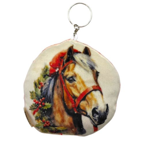 Плюшевий брелок "Новорічний скакун"  мініатюра фото 1