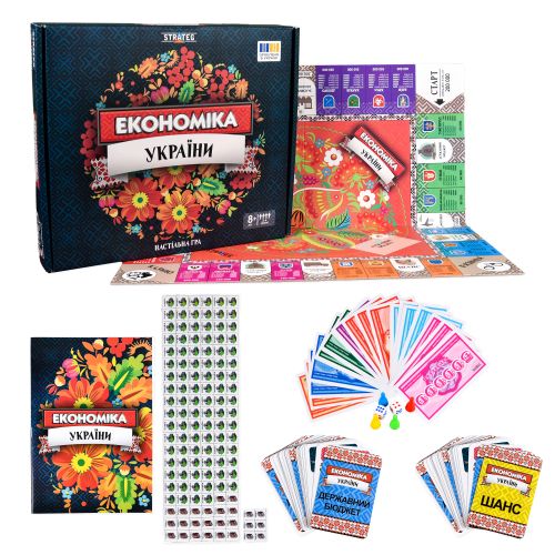 Настільна гра Strateg Економіка України  мініатюра фото 1