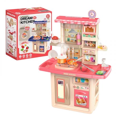 Кухня с посудой (РОЗОВАЯ)  мініатюра фото 1