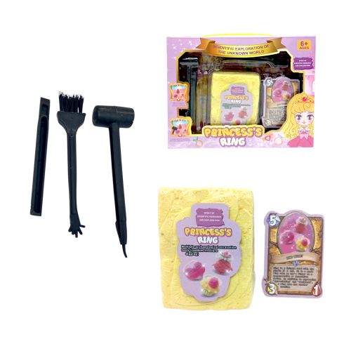 Розкопки гіпсовий блок, інструменти, в коробці  мініатюра фото 1