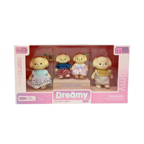 Флоксові тварини “Собачки”, 4 штуки, рухомі кінцівки, в коробці, мікс видів  мініатюра фото 1