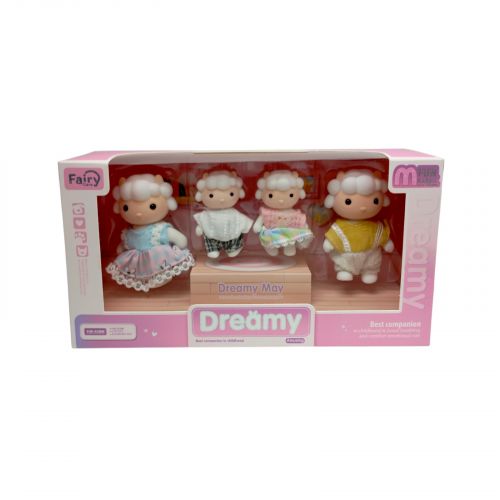 Флоксові тварини “Овечки”, 4 штуки, рухомі кінцівки, в коробці, мікс видів  мініатюра фото 1