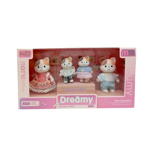 Флоксові тварини “Котики”, 4 штуки, рухомі кінцівки, в коробці, мікс видів  мініатюра фото 1