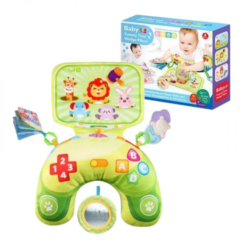 Дитяча подушка в коробці (зелена)  мініатюра фото 1