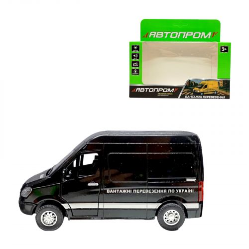Машина АВТОПРОМ MERCEDES SPRINTER (ЧОРНИЙ)  мініатюра фото 1
