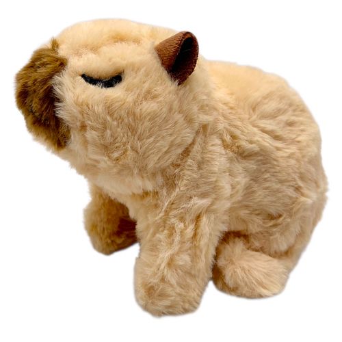 Мʼяка інтерактивна іграшка "Капібара" (бежева)  мініатюра фото 1