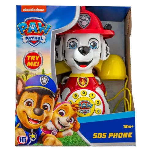 Игрушка-каталка на веревочке PAW PATROL - МАРШАЛЛ: ЭКСТРЕННЫЙ ВЫЗОВ  мініатюра фото 1