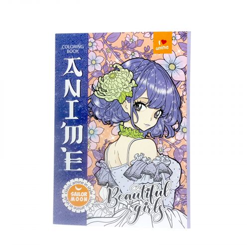 Розмальовка аніме 210х297мм. , 8 аркушів, Скоба.  мініатюра фото 1