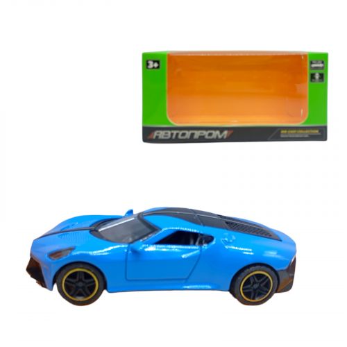 Машинка металева "АВТОПРОМ 1:43, BUGATTI" (СИНЯ)  мініатюра фото 1