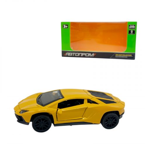 МАШИНКА АВТОПРОМ 1:39 LAMBORGHINI (ЖОВТА)  мініатюра фото 1