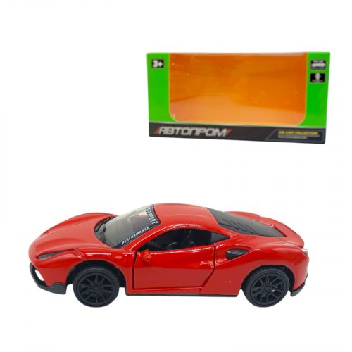 МАШИНКА АВТОПРОМ 1:39 FERRARI (ЧЕРВОНА)  мініатюра фото 1