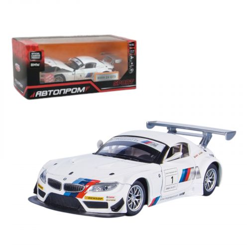Машина мет.  1:32 BMW Z4 GT3, капот, батар. , світло, звук, відкр. двері, кор.  18*9*8см  мініатюра фото 1