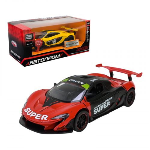 Машина мет.  1:31 Mclaren P1 GTR, батар. , світло, звук, відкр. двері, кор.  18*9*8см  мініатюра фото 1