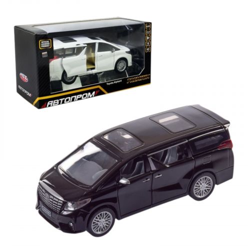 Машина мет.  1:29 Toyota Alphard, батар. , світло, звук, відкр.  двері, короб.  20*11*10см  мініатюра фото 1