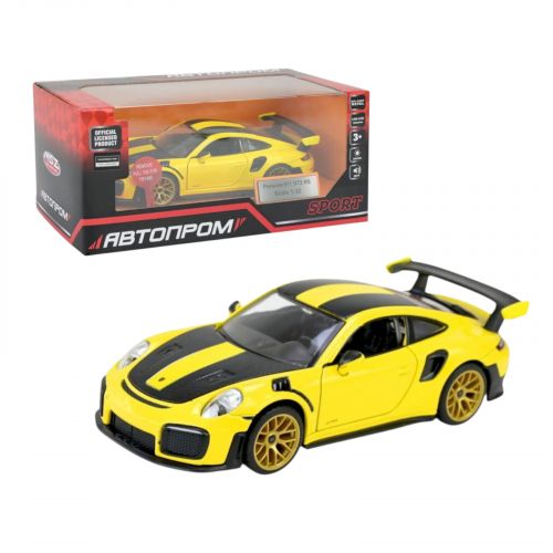 Машина мет.  1:32  Porsche 911 GT2 RS, батар. , світло, звук, відкр. двері, кор.  18*9*8см  мініатюра фото 1