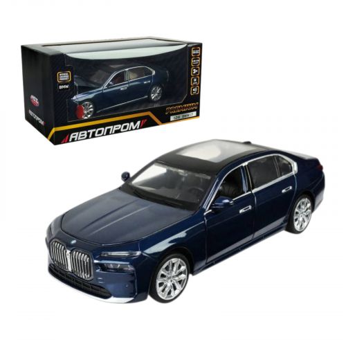 Іграшка машина мет.  1:24 BMW I7, батар. , світло, звук, відкр. двері, кор.  24,5х13х12см  мініатюра фото 1