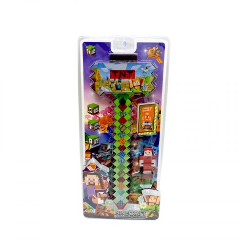 МЕЧ MINECRAFT НА БЛІСТЕРІ (ЗЕЛЕНИЙ) фото