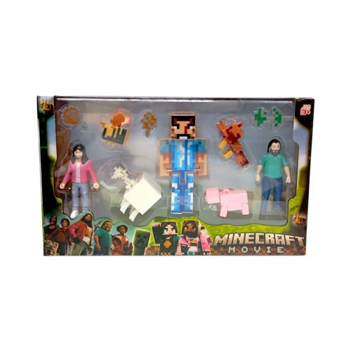 НАБІР ГЕРОЇВ МАЙНКРАФТ МУВІ ВИД 2  мініатюра фото 1