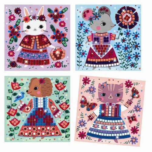 Набір для творчості DJECO "Мозаїка Милі тваринки"  мініатюра фото 1