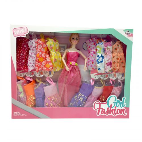 Кукла 29см с нарядами кор. 42*6*32 см.  мініатюра фото 1