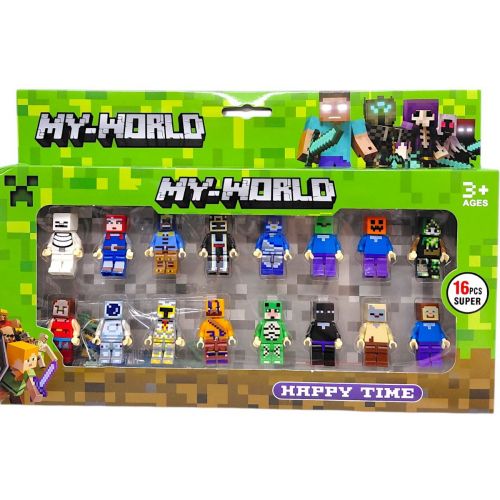 Герої всесвіту "Майнкрафт" в коробці  мініатюра фото 1
