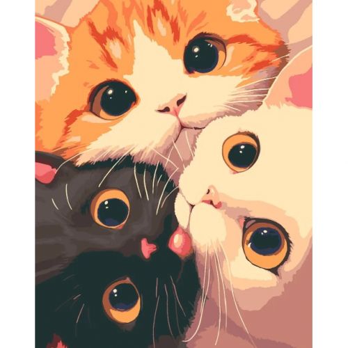 Картина по номерам "Пухнастий букет" 40х50 см  мініатюра фото 1