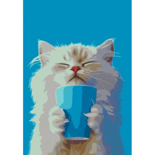 Картина по номерам "Кавуся" 40х28 см  мініатюра фото 1