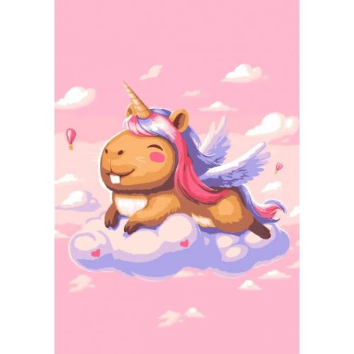 Картина по номерам "Капі" 40х28 см  мініатюра фото 1