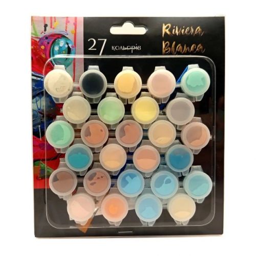 Фарба акрилова художня для живопису та декорування, 27 кольорів фото