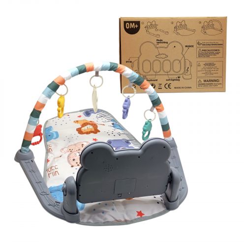 КОВРИК С ИГРОВЫМ ЦЕНТРОМ (СЕРЫЙ)  мініатюра фото 1