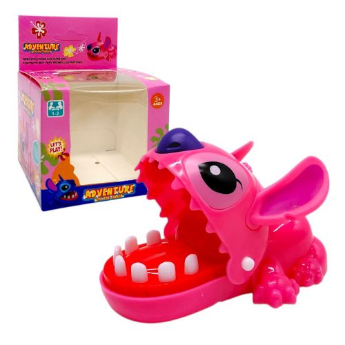 Іграшка-кусачка "Стіч" (рожевий)  мініатюра фото 1