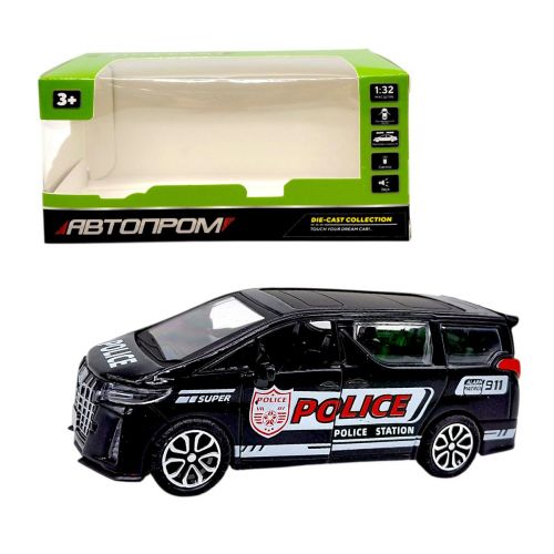 МАШИНА АВТОПРОМ, 1:32 TOYOTA ALPHARD (ЧОРНА)  мініатюра фото 1