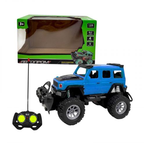 Машина на радіокеруванні "ДЖИП" (СИНІЙ)  мініатюра фото 1