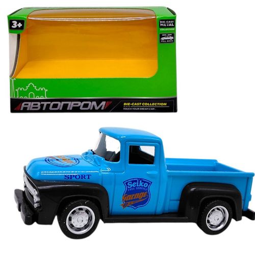 МАШИНА АВТОПРОМ (металева) PICKUP (БЛАКИТНИЙ)  мініатюра фото 1