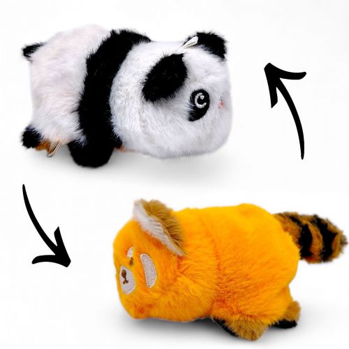 Мʼяка іграшка-брелок перекрут "Панда" 14 см  мініатюра фото 1