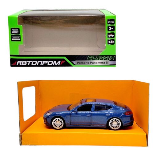 МАШИНА АВТОПРОМ (металлическая) Porsche Panamera S (СИНЯЯ)  мініатюра фото 1
